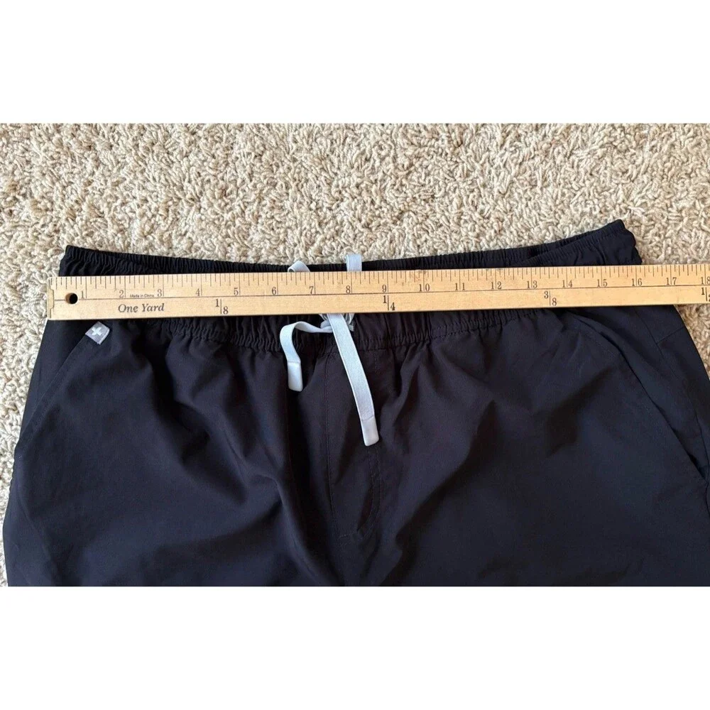 FIGS Tansen Lined Jogger Scrub Pants Men's XL Black Technical Collection Lined
